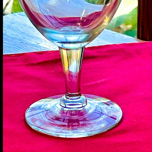 ▪️VTG▪️Set of 5 Stemmed Footed Glass Water Goblets - Picture 3 of 5